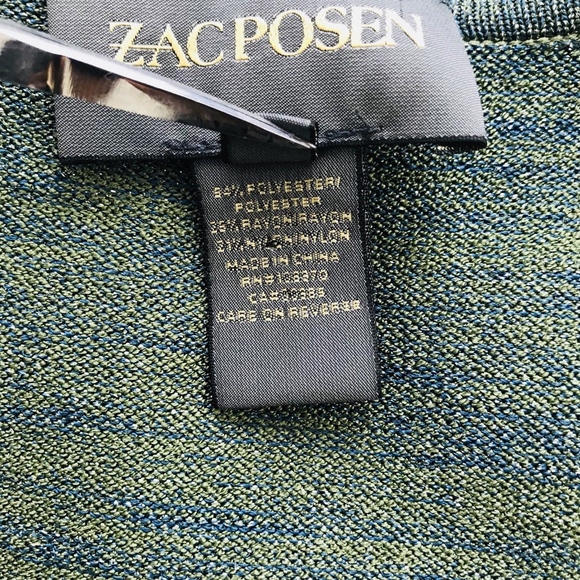 Zac Posen Fit & Flare Twirl Cocktail Dress Sz M - Picture 6 of 6